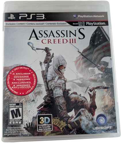 Assassin creed iii ps3 cib - assassin's,