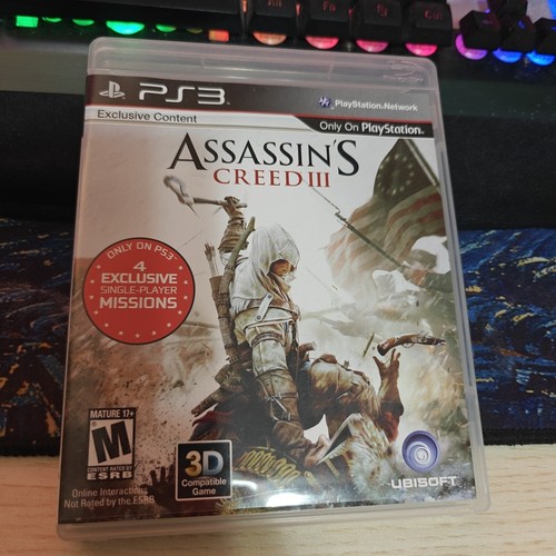 Assassin creed iii ps3 - assassin's,