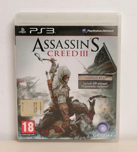 Assassin creed iii ps3 - assassin's,