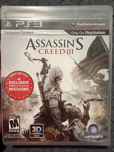 Assassin creed 3iii - assassin's, ps3