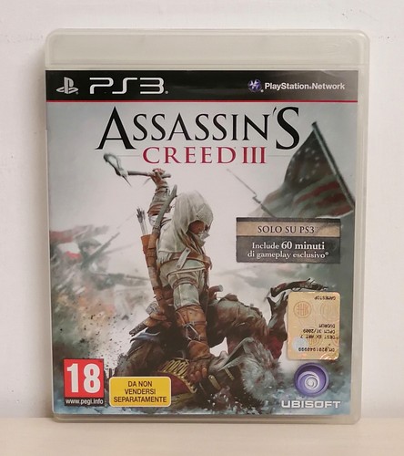 Assassin creed iii ps3 - assassin's,