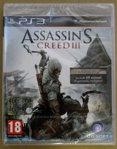 Assassin creed iii ps3 - assassin's,