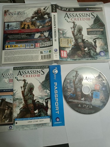 Assassin creed iii ps3 - assassin's,