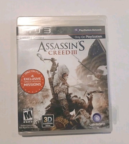 Assassin creed iii ps3 - assassin's,